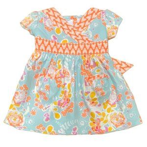 12M baby dress in pretty vintage print